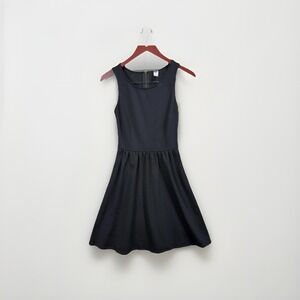 Old Navy Sleeveless Dress Women Sz XS Black Sleeveless A-line Little Black Dress